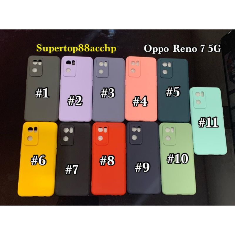 Case Oppo Reno 6 4G Reno 7Z 5G Reno 7 5G Versi Indonesia Casing Soft Case Silicone Candy Color My Choice