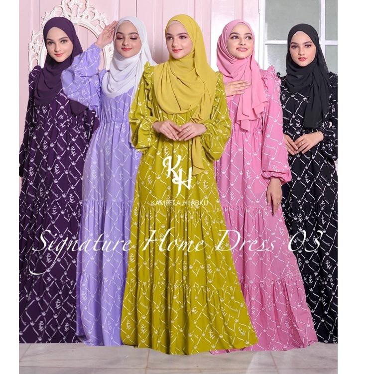 ❤ BELI  ❤ SIGNATURE HOME DRESS SHD 01 & SHD 03 ORIGINAL KAMEELA HIJABKU