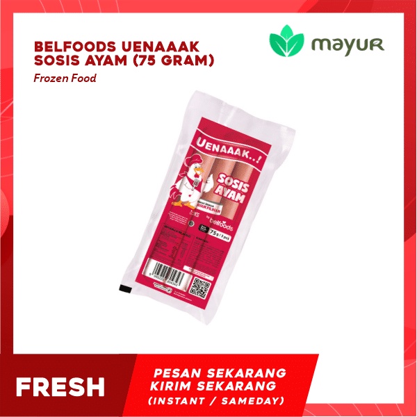 

Belfoods Uenaaak Sosis Ayam (75 gram)