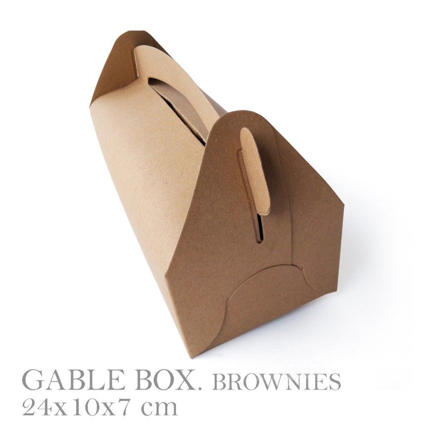 

kardus dus box jinjing tenteng gable box kotak kemasan brownies cake kue bolu packaging hampers ukuran 24x10x7cm