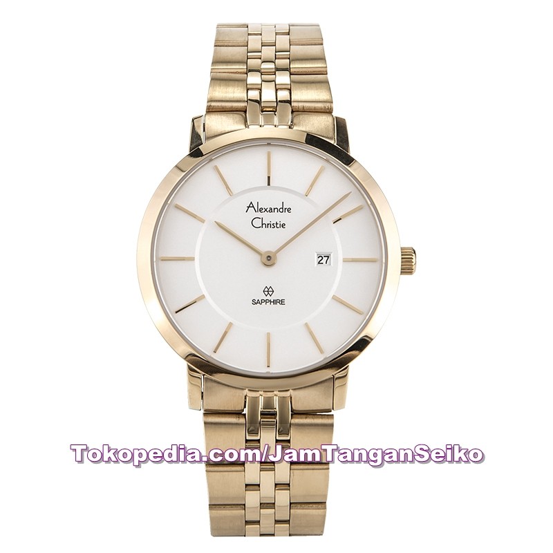 Jam Tangan Wanita Alexandre Christie AC 8543 LD BGPSL Classic Quartz