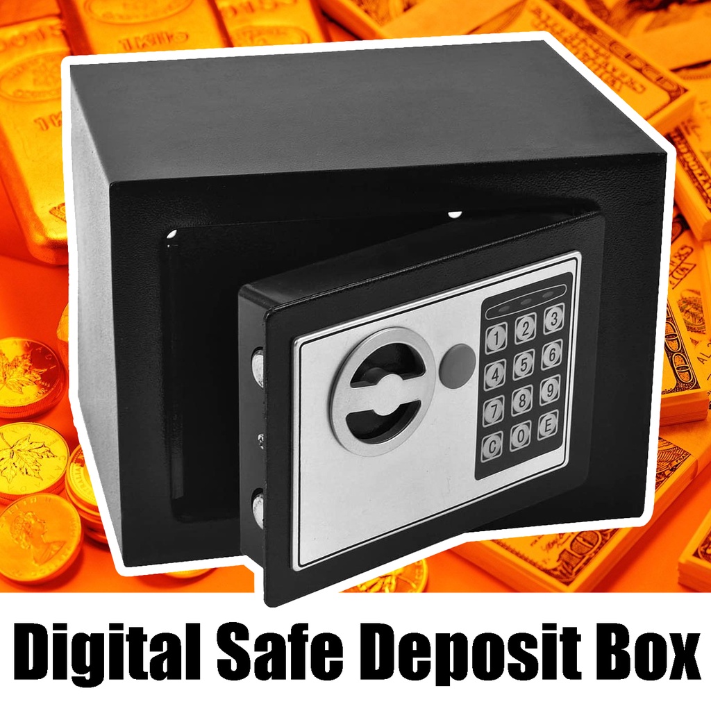 Kotak Penyimpanan Digital - Brankas Digital - Lemari Besi - Kotak Penyimpanan - Safe Deposit Box - S