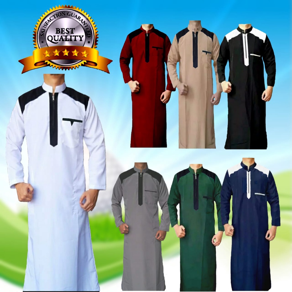 gamis laki laki dewasa jubah pria A1 terlaris jubah muslim