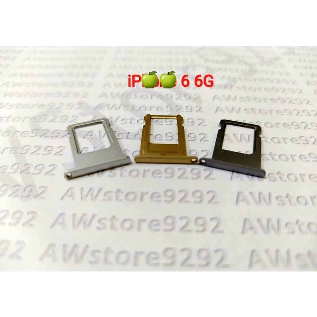 Slot Tempat Dudukan Kartu Simcard Lock Sim card Simtray Sim Tray iPh 6 6G IP 6 / 6G IP6