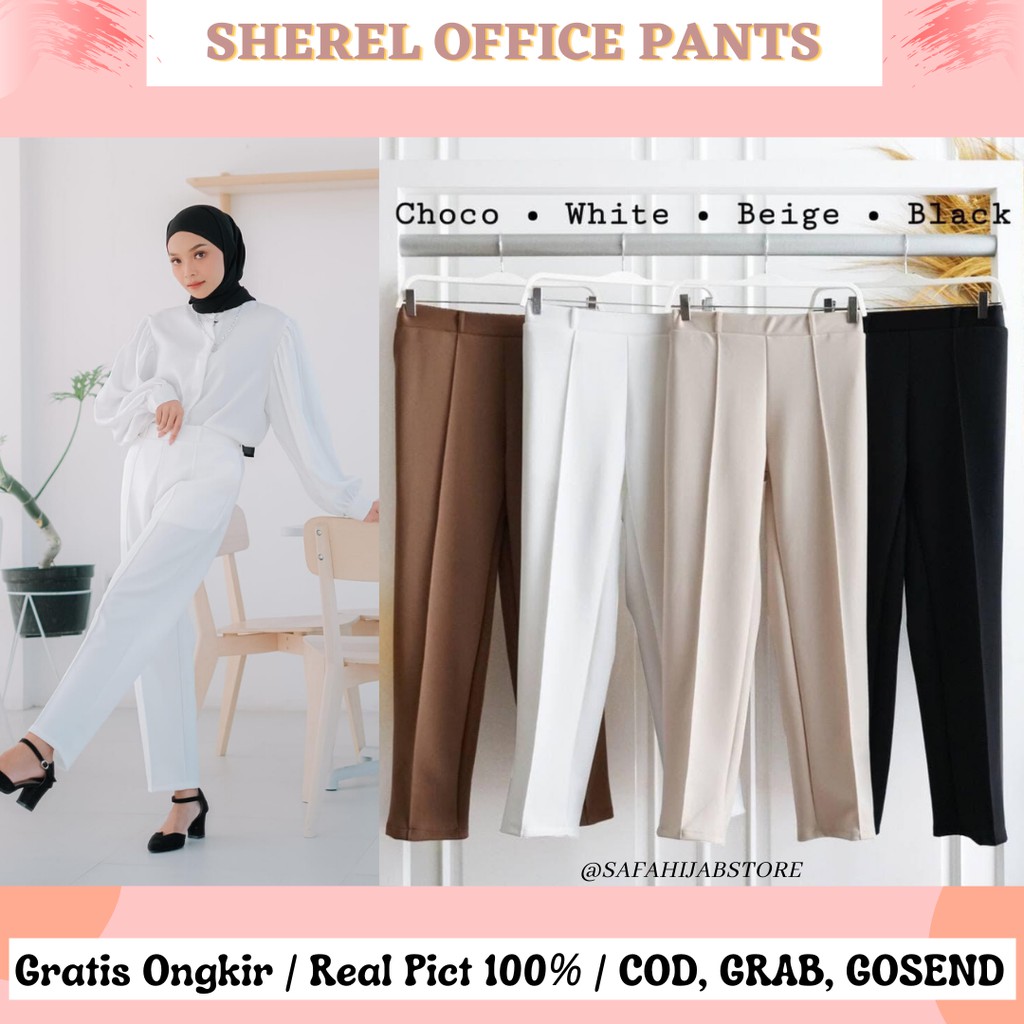 SHEREL OFFICE PANTS/CELANA SCUBA