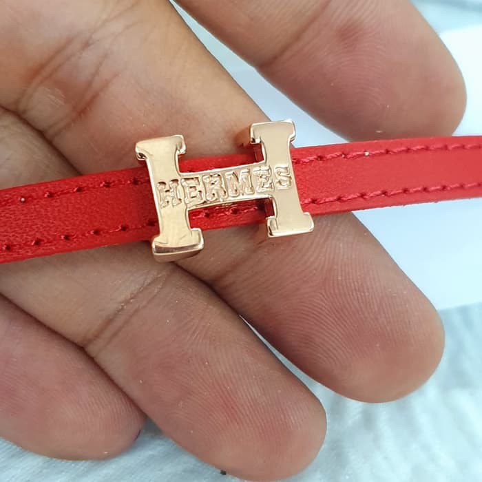 gelang model hermes emas 75% 750 75 %