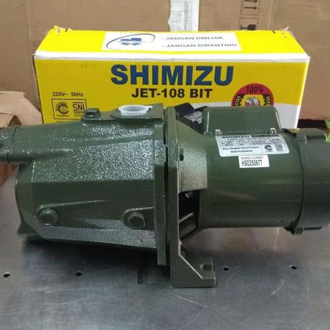 Shimizu Semi Jet Pump Jet108Bit Pompa Air Otomatis 11 Meter 108 Bit Blackpinkstore22