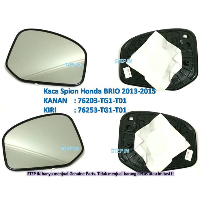 Klakson Mobil - Wiper - Otomotif Kaca Spion Kanan/Kiri Honda Brio 2013-2015 Genuine Part Original