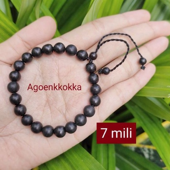 Gelang bulat 7 mili hitam kokka kaokah