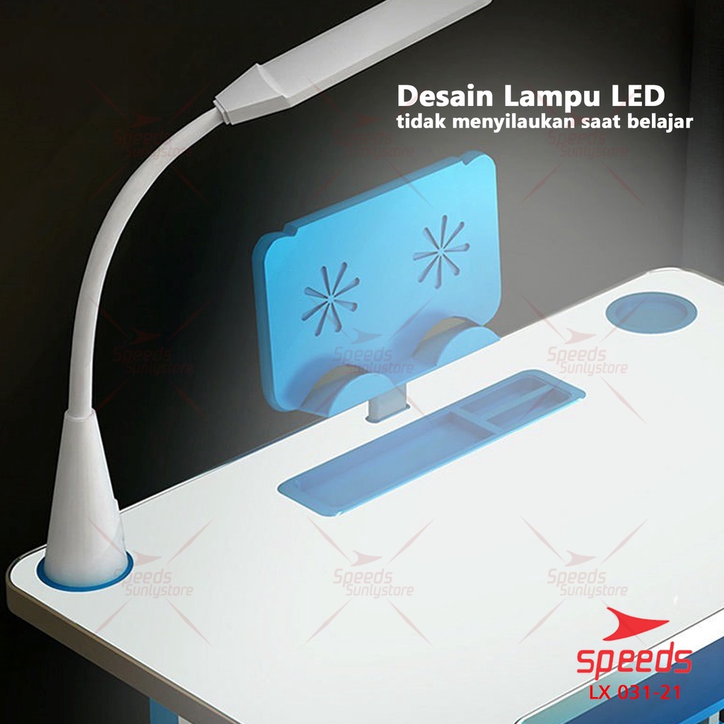 SPEEDS Meja Kursi Belajar Anak UK. 70 & 80cm Meja Kursi Sekolah Set Meja Belajar dan Kursi 031-21-22-2