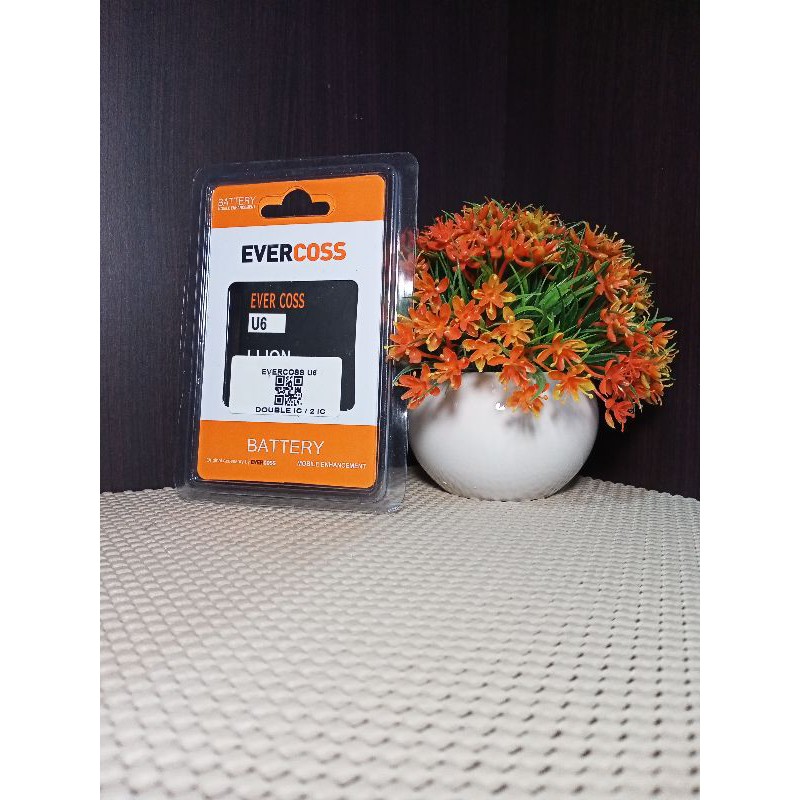 BATERAI EVERCOSS U6 ORIGINAL