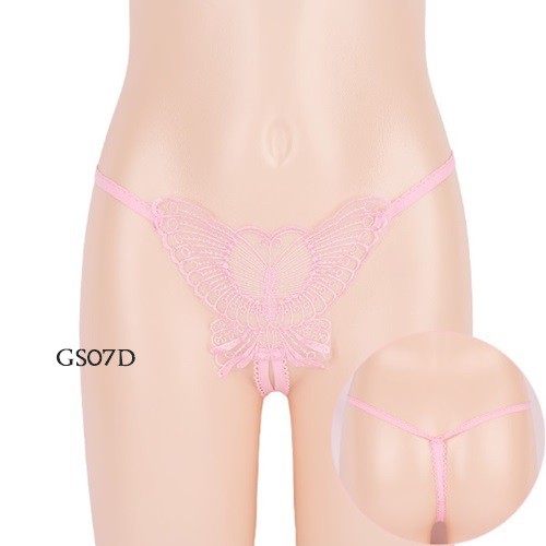 [PALING LARIS] CELANA DALAM SEXY G-STRING OPEN CROTCH PINK GS07D