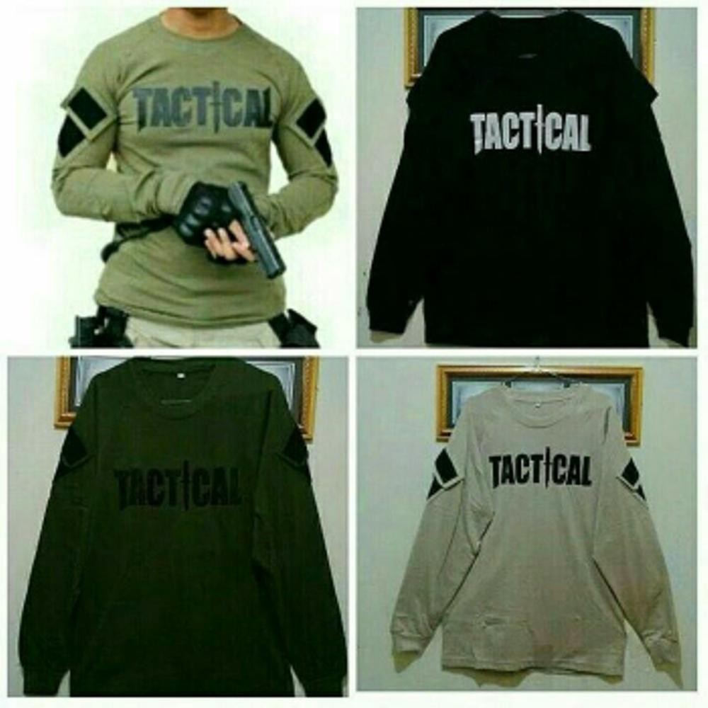 Baju Kaos Lengan Panjang Tactical