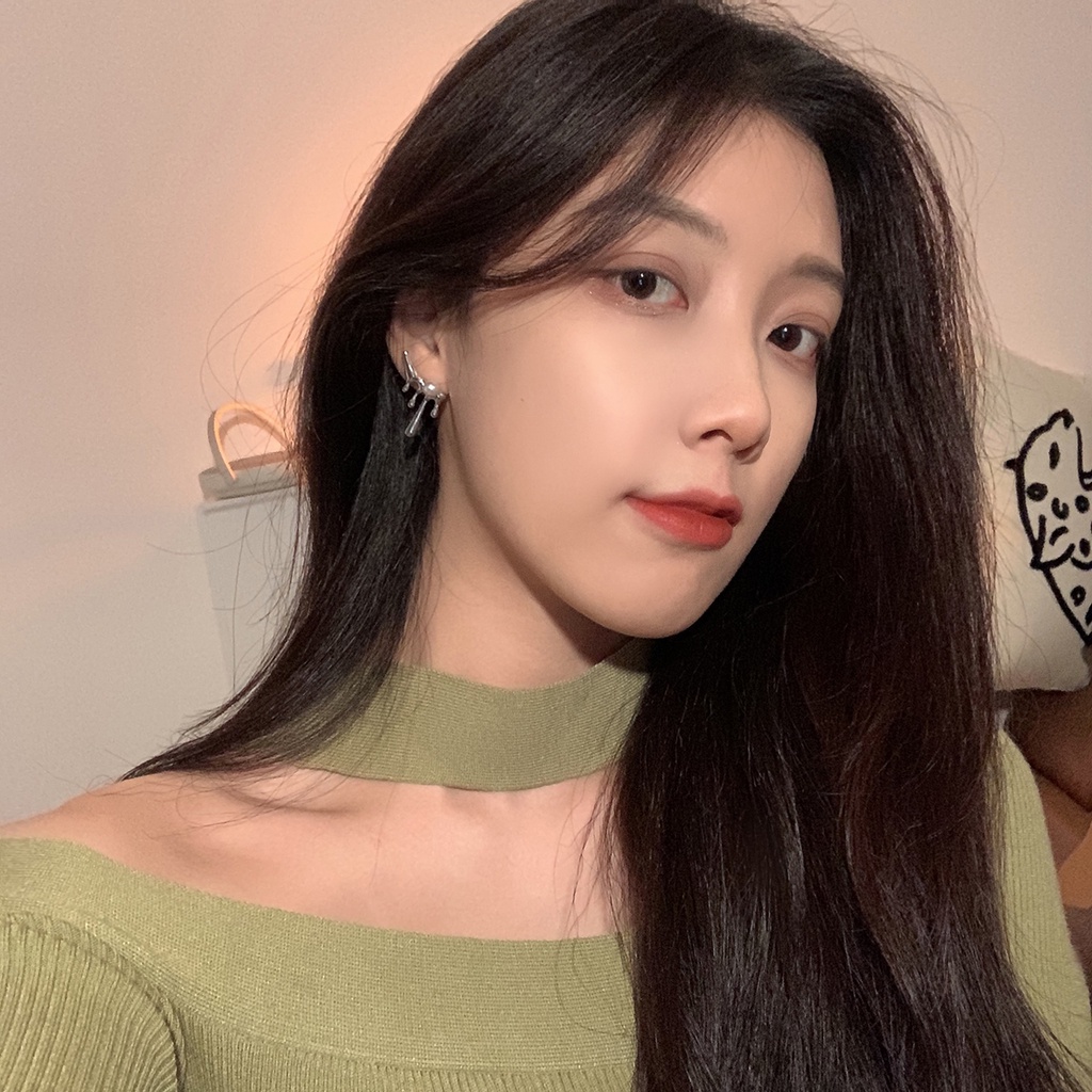 Anting Mutiara Bahan Metal Gaya Korea Untuk Aksesoris