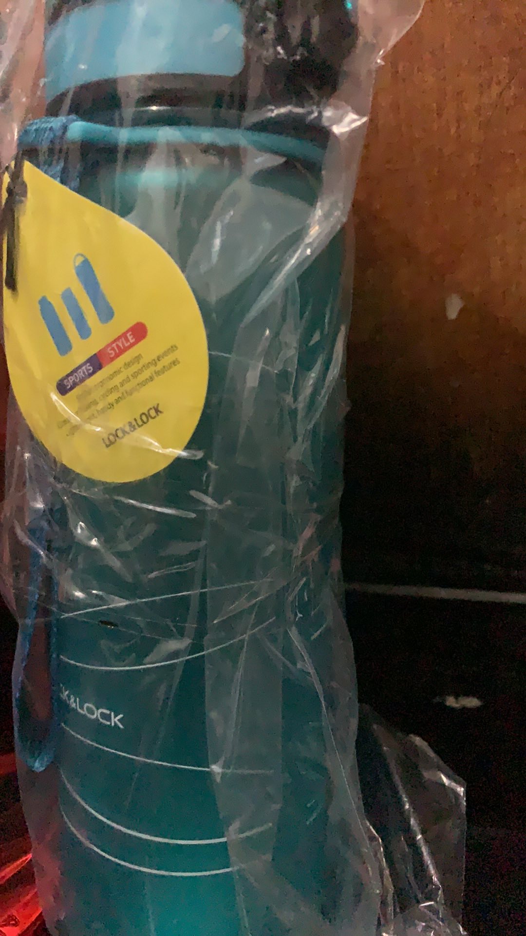 Lock&lock Water Bottle One Touch Cap 600ml - Hlc951blu - Hlc951grn - Hlc951pik - Botol Minum - Botol