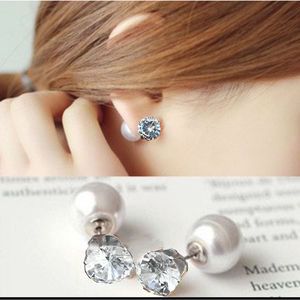 Anting mutiara diamond korean style season 547