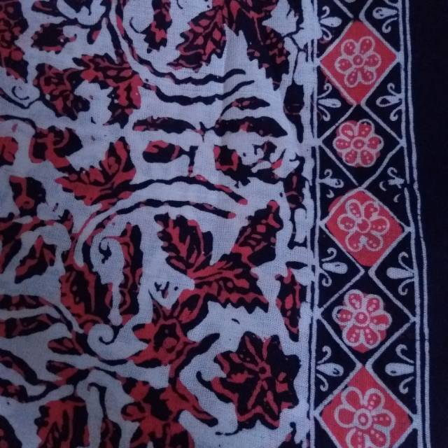 Kain Batik Lilit ungu putih pink