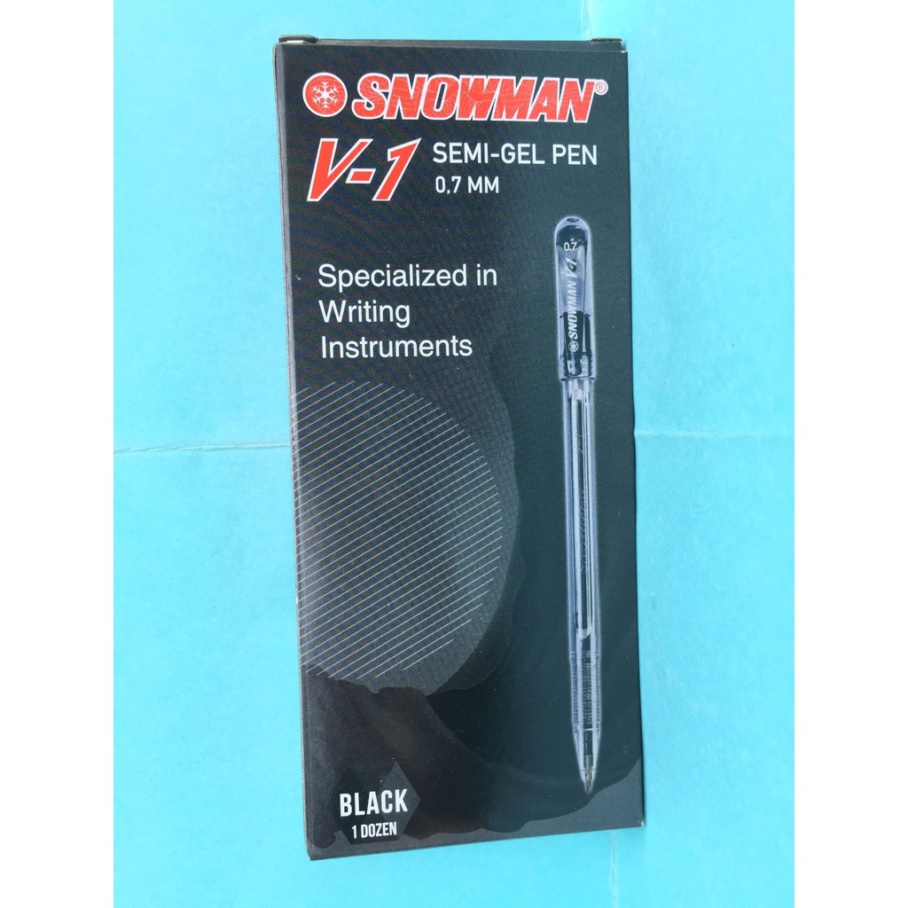 

Ballpoint Tutup Snowman V-1 New Vision Hitam