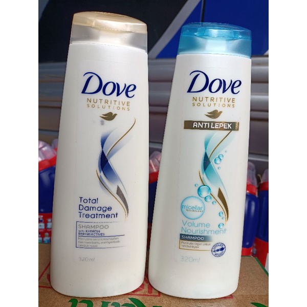 sampo Dove 320 ml dan 160ml