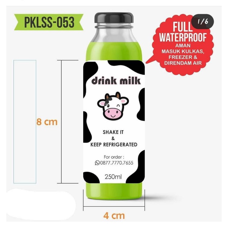 

label produk makanan dan minuman