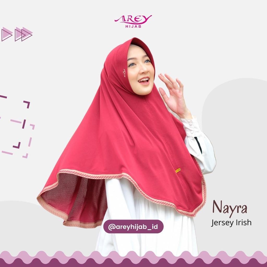 (Original Arey) Hijab Instan Nayra by Arey Hijab - Jersey Irish