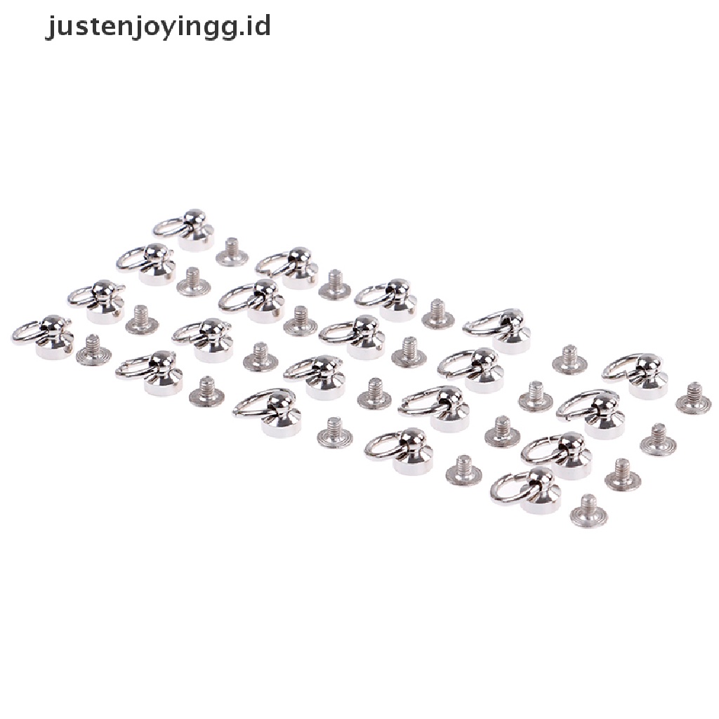 20 Pcs Paku Keling Bahan Kuningan Warna silver / Emas