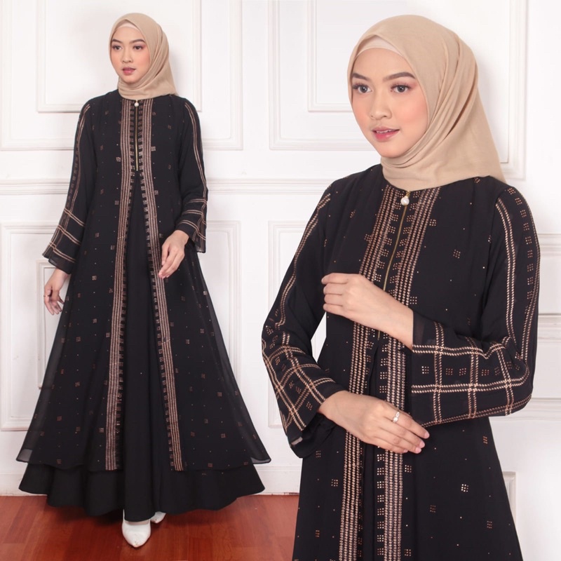abaya hitam abaya Turki abaya bordir abaya modern gamis Turki gamis Arab gamis modern gamis hitam gr