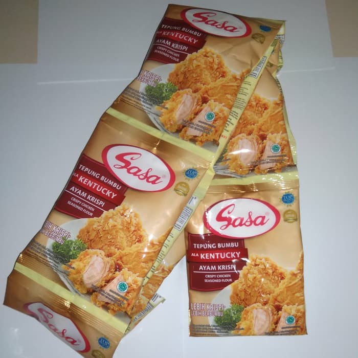 

Sasa Tepung Bumbu Ayam Kentucky Ayam Renceng isi 10 pcs x 80 gr