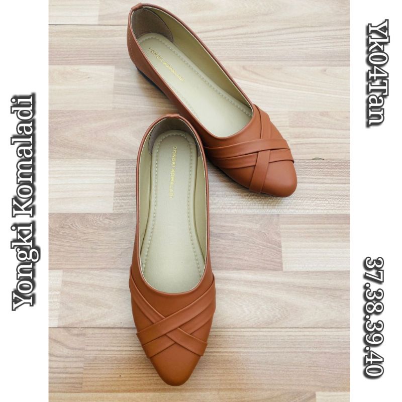 Flatshoes Yongki Komaladi Yk04Tan- Nude