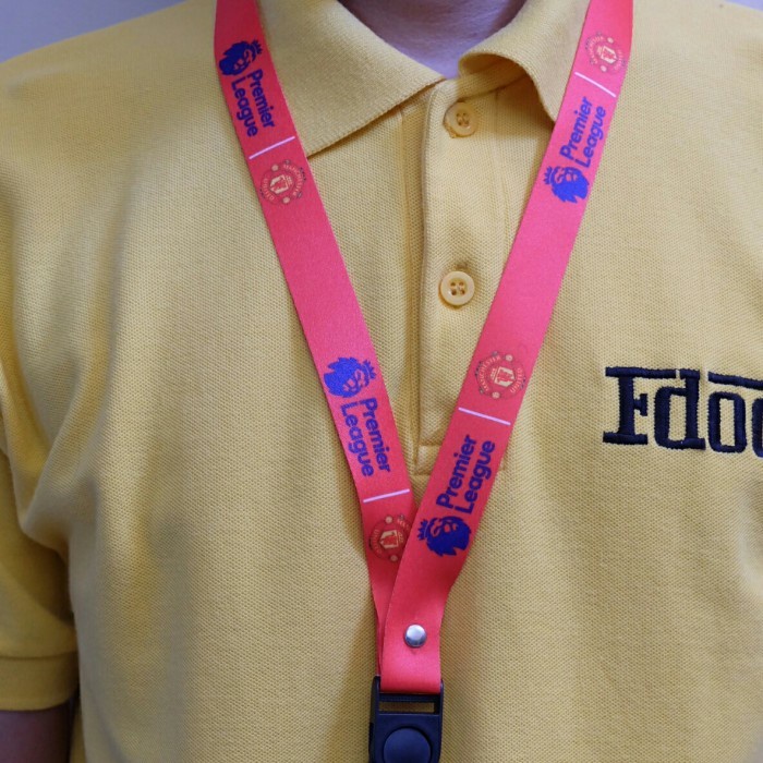 

Lanyard Premier League X Manchester United / Bisa Satuan Custom