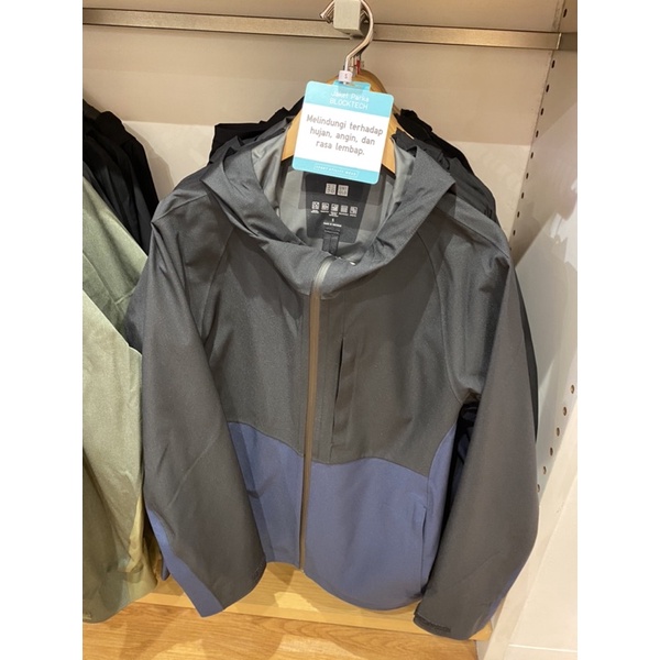 BLOCKTECH JAKET PARKA PRIA - UNIQLO