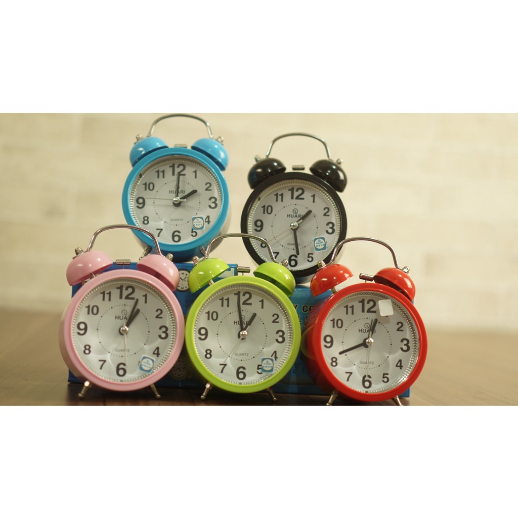 JAM WEKER KLASIK/JAM ESTETIK/ALARM CLOCK CLASSIC/JAM ALARM/JAM MEJA/JAM DINDING/JAM ALARM KLASIK