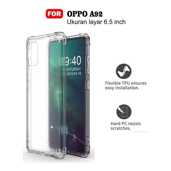 SILIKON BENING  OPPO A92 - ANTI ERACH POLOS SOFCASE BENING