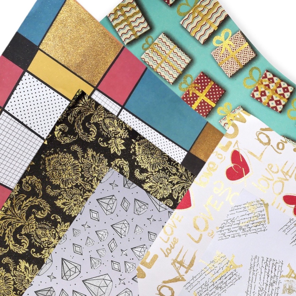 

W! Accessories Kertas Kado / Wrapping Paper Gold (1pc) 60412601