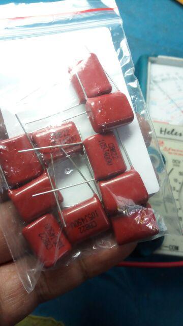 10pcs Cbb Polypropylene Film Kapasitor 1uf 450v Kapasitor Pitch 15mm Capacitor