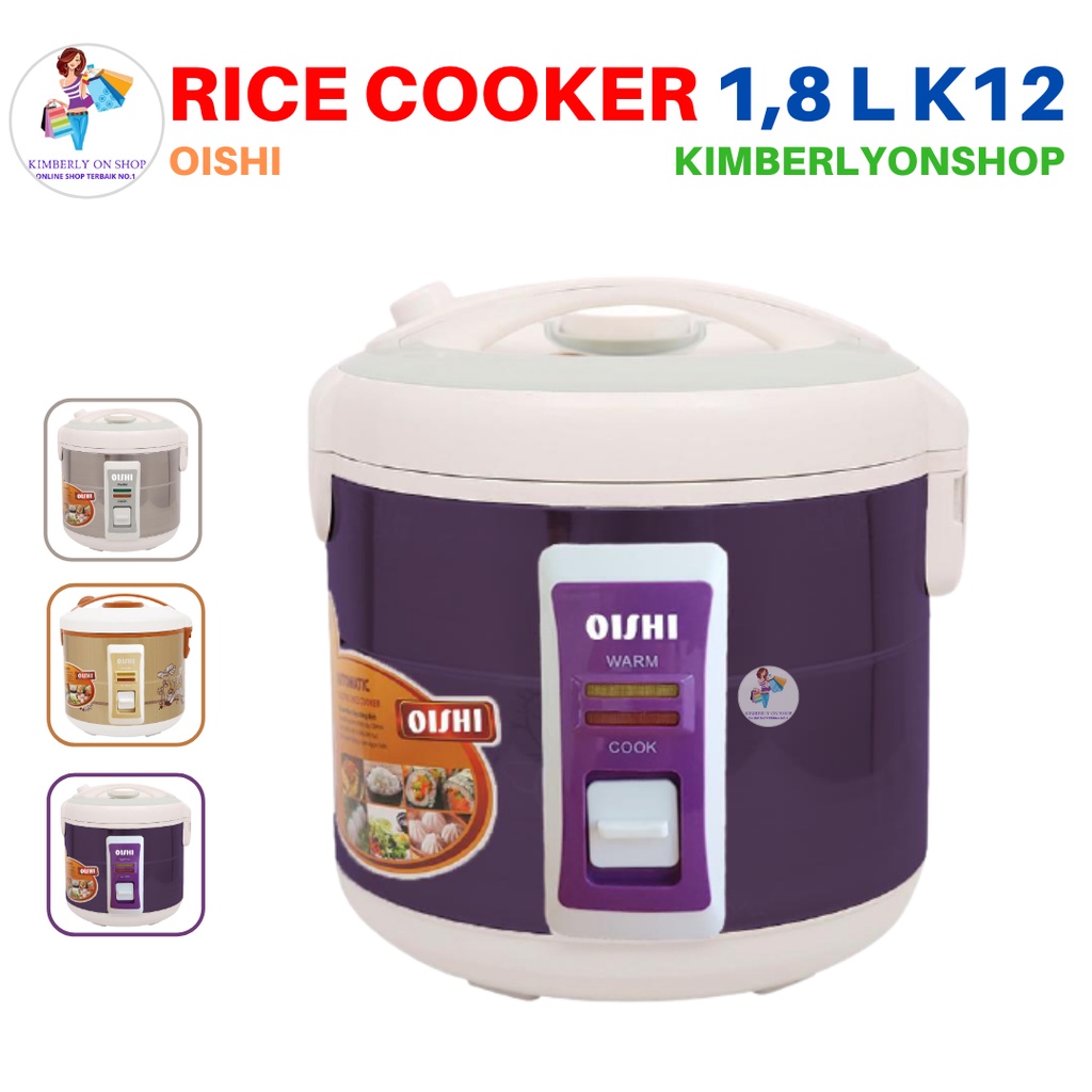 Rice Cooker Magic Com 1,8 Liter Oishi K12 Penanak Nasi