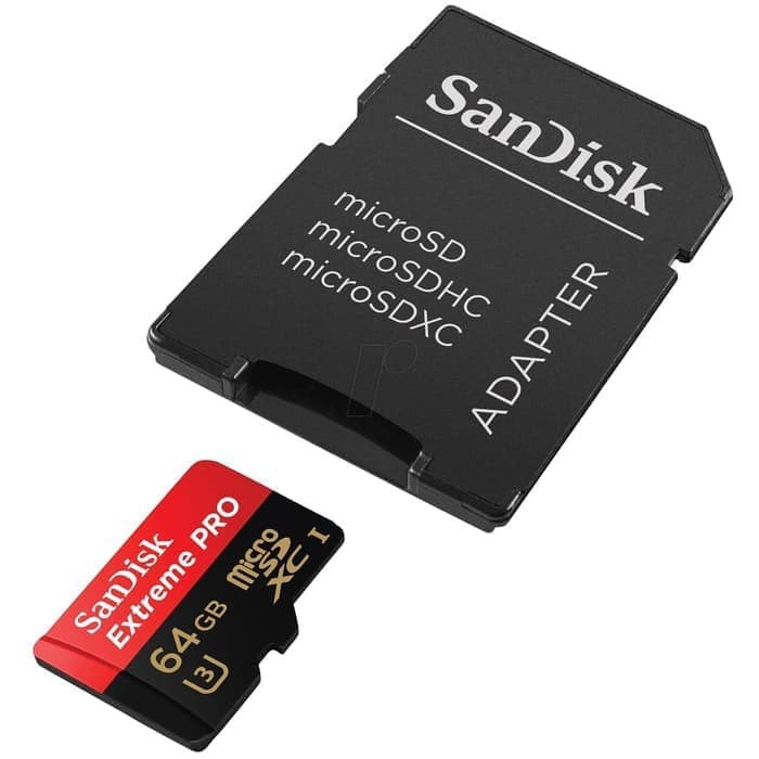 SANDISK EXTREME PRO MICRO SD CARD 64GB 95MBPS - GARANSI RESMI