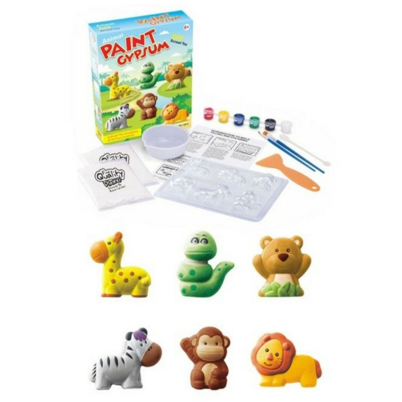 Mainan Gypsum anak / Paint Gypsum