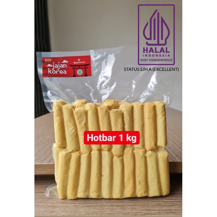 

Hot Bar (핫바) 1 Kg / Odeng Tusuk / Odeng Panjang SERTIFIKAT HALAL JAJAN KOREA