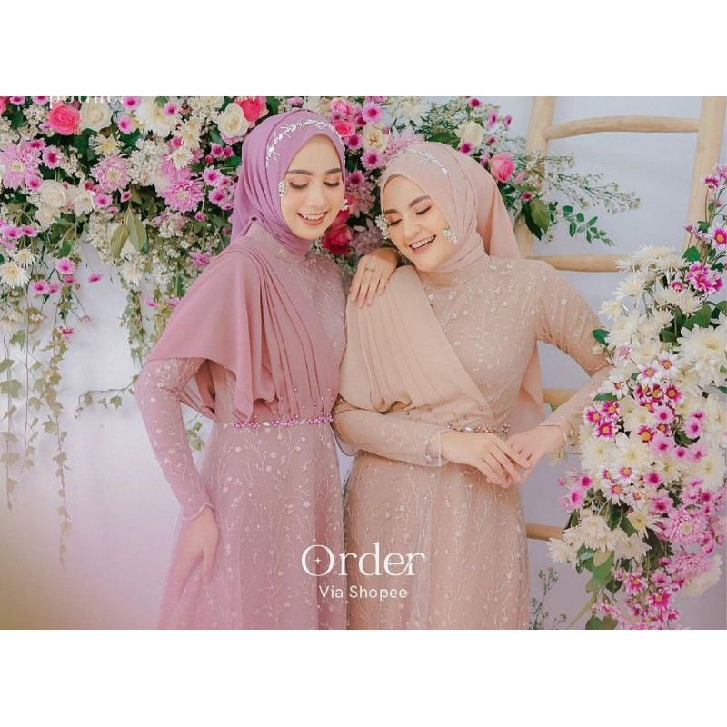 DIVANA DRESS // GAUN MUSLIMAH - GAMIS - DRESS - BAJU MUSLIMAH - GAUN PESTA