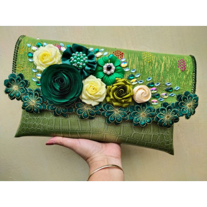 Clutch Ulos/Clutch pesta/Tas Wanita