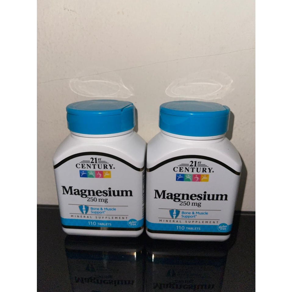 21st Century Magnesium 250 mg 110 Tablets USA