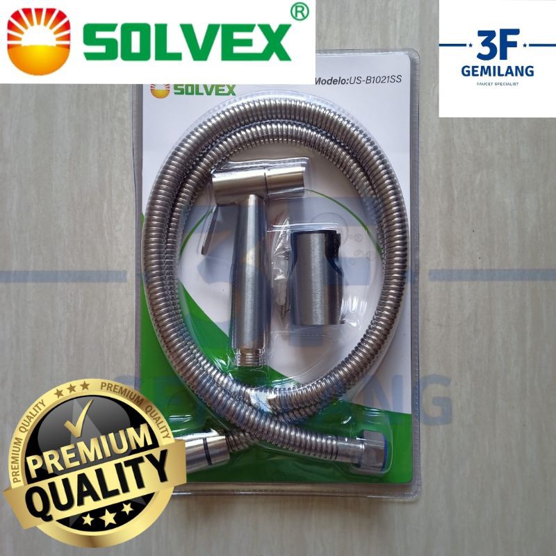 SOLVEX - JET SHOWER TOILET SET STAINLESS STEEL PREMIUM QUALITY