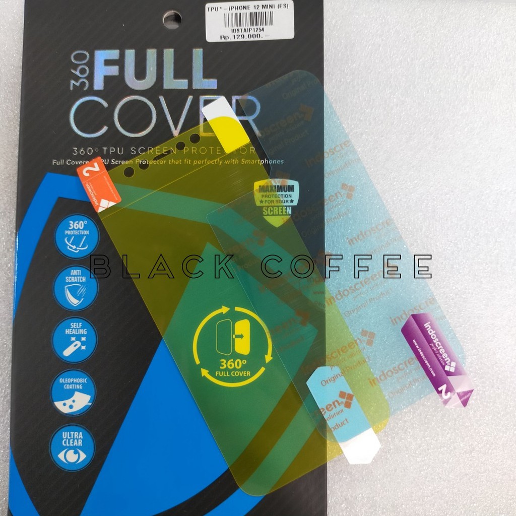 INDOSCREEN FULL COVER Anti gores IPHONE 12 MINI 5.4inch