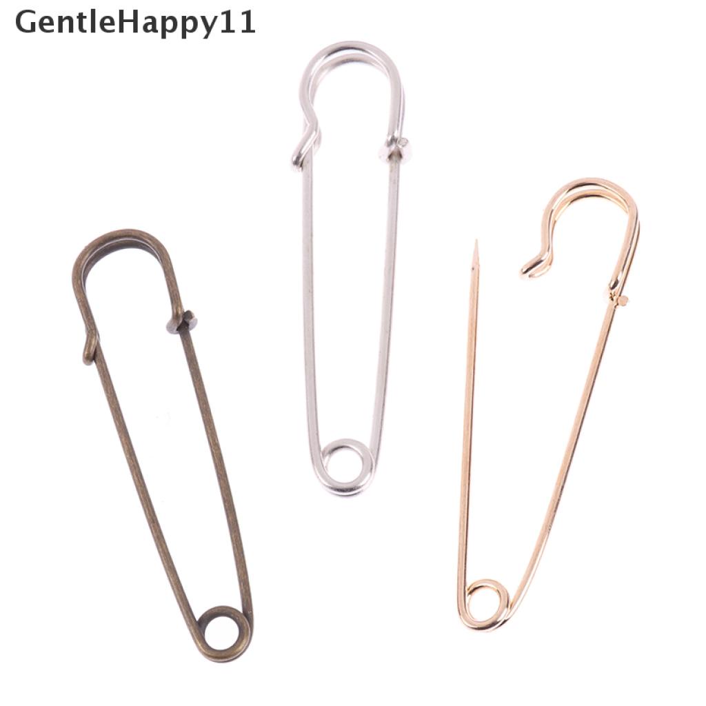 Gentlehappy 12pcs Peniti Ukuran Besar Bahan Stainless Steel Untuk Kerajinan Tangan