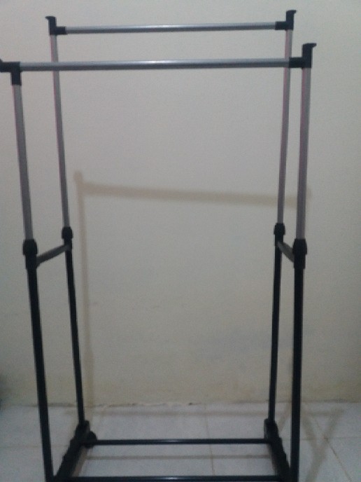 Stand Hanger Jemuran Ganda