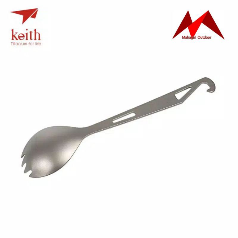 Keith titanium Ti5311 spork with bottle opener sendok garpu buka botol ultralight