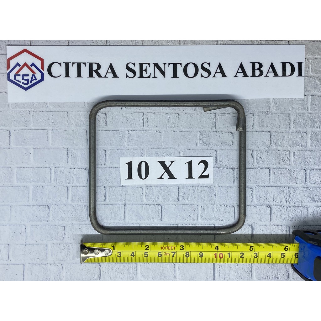 RING BEHEL / BESI BEGEL BETON / SENGKANG. 10 x 12cm. BESI 8mm BANCI
