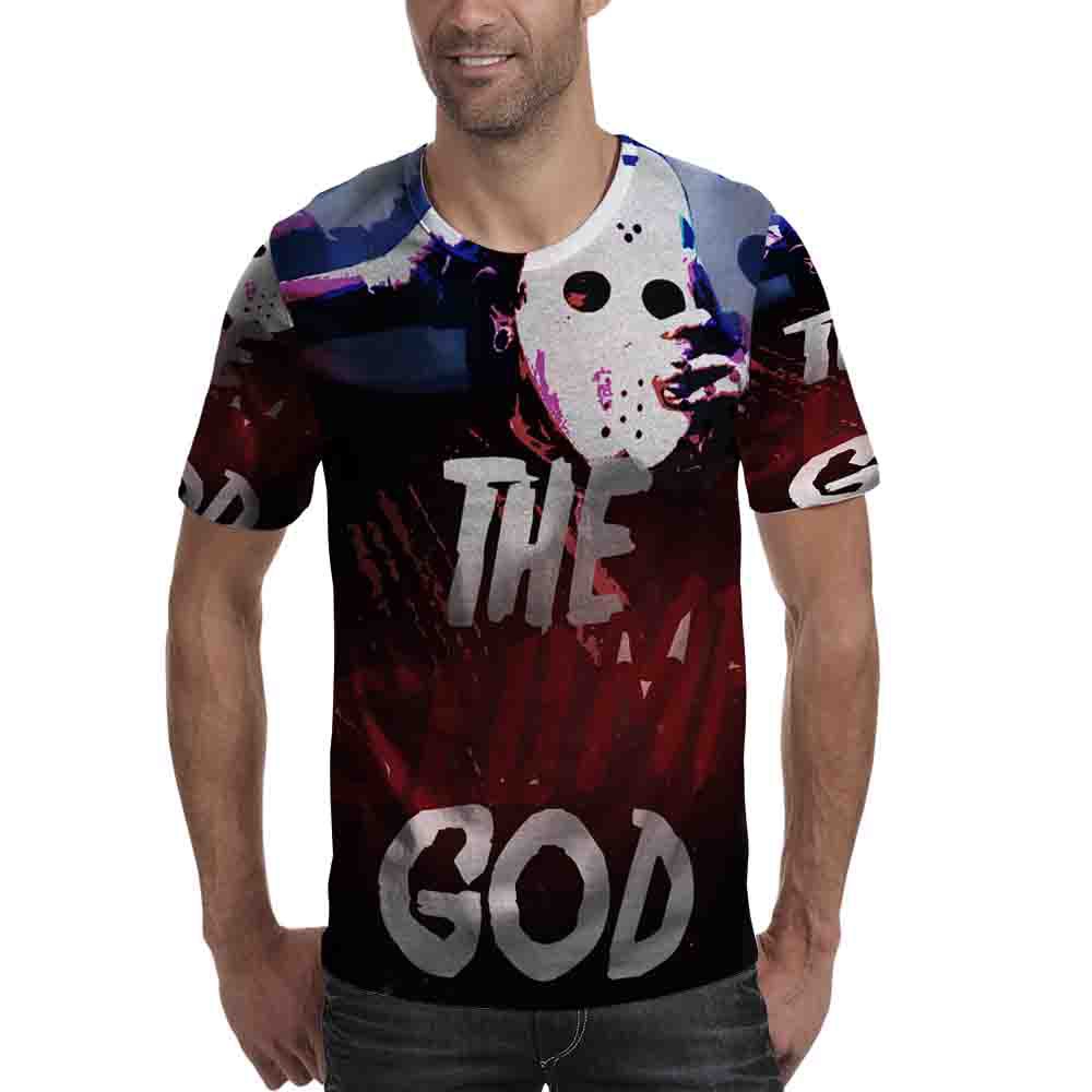 Tshirt SKI MASK THE SLUMP Kaos Fullprint Bahan Polyester