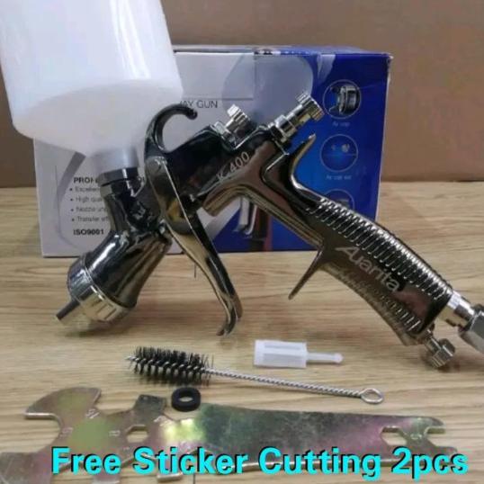 promo Spraygun Spray Gun Auarita K400 Nozzle 1.4mm Cup 600cc Termurah